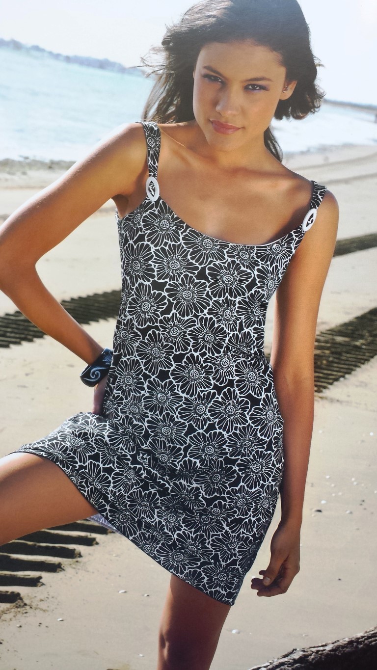 Abito bianco-nero Margarita